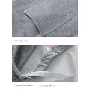 Planet Gates Black / M Cotton Maternity Pants for Pregnant Women Autumn Winter Casual Elastic Waist Sports Pants Overalls Pregnancy Trousers Clothing