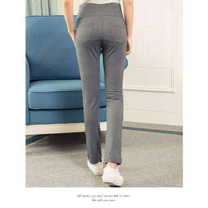 Planet Gates Black / M Cotton Maternity Pants for Pregnant Women Autumn Winter Casual Elastic Waist Sports Pants Overalls Pregnancy Trousers Clothing