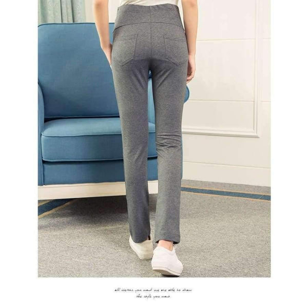 Planet Gates Black / M Cotton Maternity Pants for Pregnant Women Autumn Winter Casual Elastic Waist Sports Pants Overalls Pregnancy Trousers Clothing