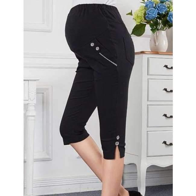 Fashion Maternity Pants summer Maternity Trousers High waisted Pregnancy Trousers for pregnant women Capris - Planet Gates