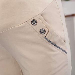 Planet Gates Black / M Fashion Maternity Pants summer Maternity Trousers High waisted Pregnancy Trousers for pregnant women Capris