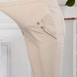 Planet Gates Black / M Fashion Maternity Pants summer Maternity Trousers High waisted Pregnancy Trousers for pregnant women Capris