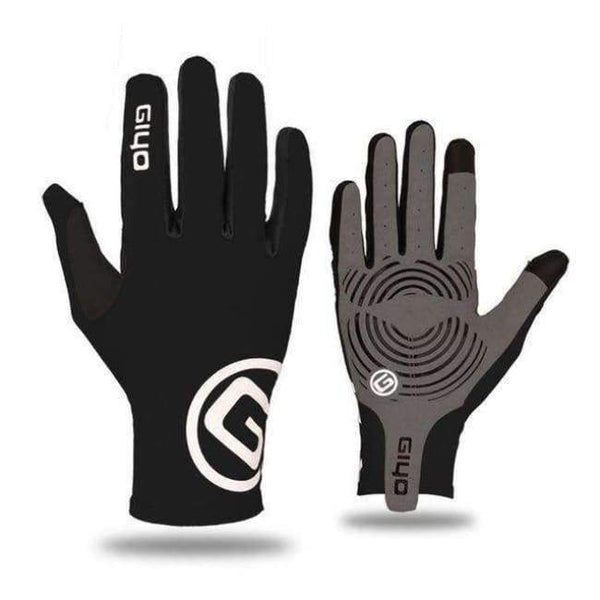 Planet Gates Black / M Full Finger Cycling Gloves MTB Bike Bicycle Gloves Lycra fabric Outdoor Sport Fitness Gloves Bike Accessories