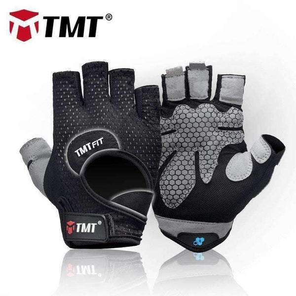 Planet Gates Black / M Gym Gloves Fitness Body Building Breathable Weight Lifting Sports Workout Training Dumbbell Exercise For Men And Women