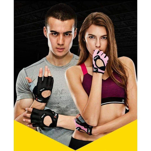 Planet Gates Black / M Gym Gloves Fitness Body Building Breathable Weight Lifting Sports Workout Training Dumbbell Exercise For Men And Women
