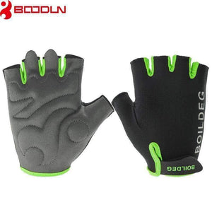 Planet Gates black / M Gym Gloves Men Women Body Building Half Finger Fitness Gloves Anti-slip Weight Lifting Sports Training Gloves Breathable