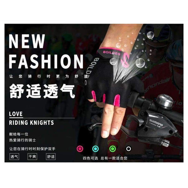 Planet Gates black / M Gym Gloves Men Women Body Building Half Finger Fitness Gloves Anti-slip Weight Lifting Sports Training Gloves Breathable