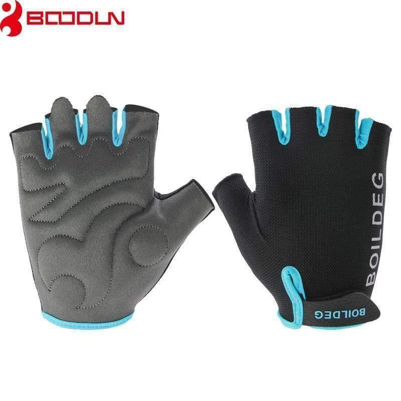 Planet Gates black / M Gym Gloves Men Women Body Building Half Finger Fitness Gloves Anti-slip Weight Lifting Sports Training Gloves Breathable