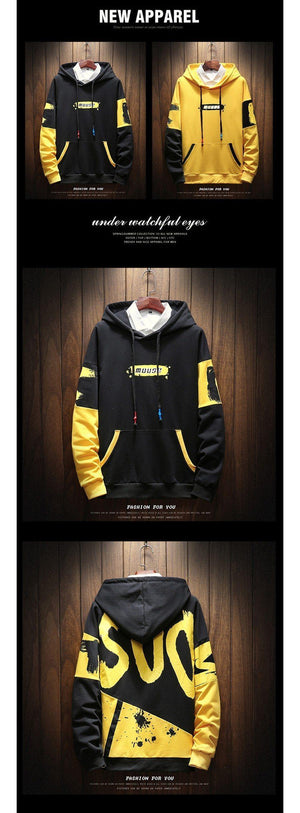 Planet Gates Black / M Hoodie Men Hip hop Oversized Fashion Brand Hooded Sweatshirt pullover Streetwear Hoodie Men Hoodies Sweatshirts 5XL