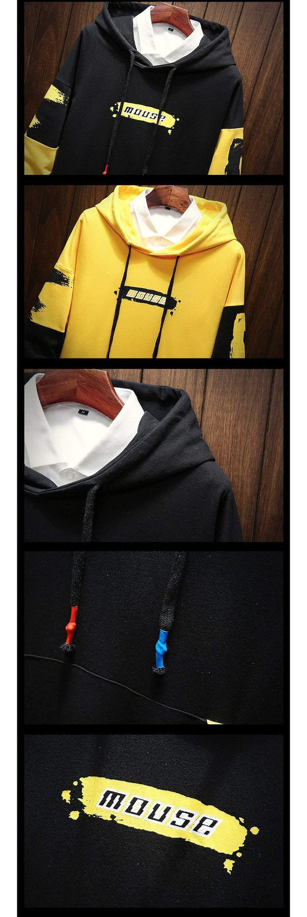 Planet Gates Black / M Hoodie Men Hip hop Oversized Fashion Brand Hooded Sweatshirt pullover Streetwear Hoodie Men Hoodies Sweatshirts 5XL