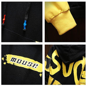 Planet Gates Black / M Hoodie Men Hip hop Oversized Fashion Brand Hooded Sweatshirt pullover Streetwear Hoodie Men Hoodies Sweatshirts 5XL