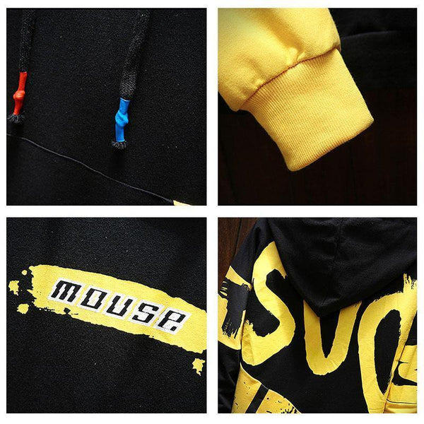 Planet Gates Black / M Hoodie Men Hip hop Oversized Fashion Brand Hooded Sweatshirt pullover Streetwear Hoodie Men Hoodies Sweatshirts 5XL