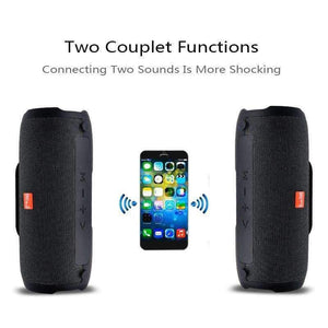 Planet Gates Black M&J  Bluetooth speaker wireless portable stereo sound big power 10W system MP3 music audio AUX with MIC for android iphone