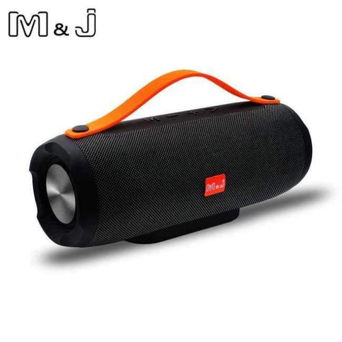 Planet Gates Black M&J E13 Bluetooth speaker wireless portable stereo sound big power 10W system MP3 music audio AUX with MIC for android iphone