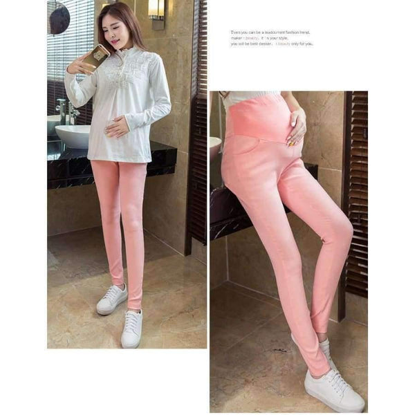 Planet Gates Black / M Maternity Pants Capris Full Length High Maternity Clothes pregnancy Pants For Pregnant Women Maternity trousers