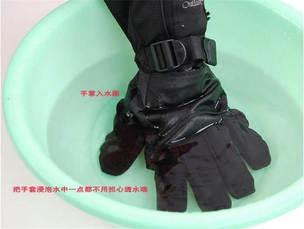 Planet Gates Black / M Men's Gloves Snowboard Gloves Snowmobile Motorcycle Riding Gloves Windproof Waterproof Unisex Snow Gloves