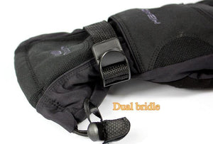 Planet Gates Black / M Men's Gloves Snowboard Gloves Snowmobile Motorcycle Riding Gloves Windproof Waterproof Unisex Snow Gloves