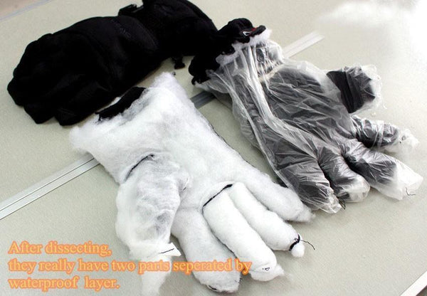 Planet Gates Black / M Men's Gloves Snowboard Gloves Snowmobile Motorcycle Riding Gloves Windproof Waterproof Unisex Snow Gloves