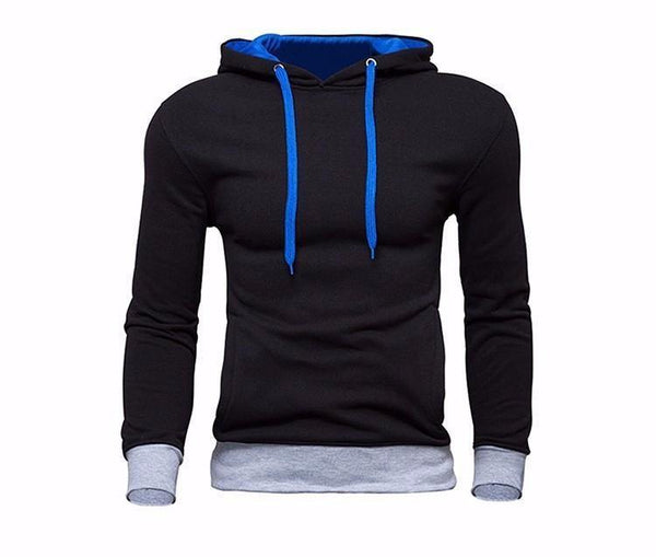 Planet Gates Black / M Men's Sweatshirt  New design Fashion Solid Hooded Casual Autumn Hoodies 4 Colors Male High Quality Pullover