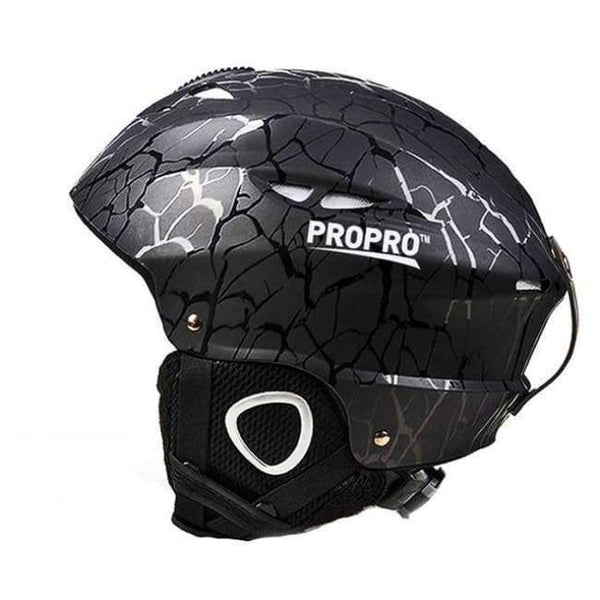 Planet Gates Black / M Men's Women's Half-covered Skiing Helmets Outdoor Sport Integrally-Molded Snowboard Skateboard Skating Ski Helmet VK035
