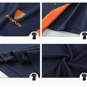 Planet Gates black / M New mens Tennis shirts Outdoor sports Quick-dry Jersey Run jogging badminton Short t-shirt tops tees Basketball clothes