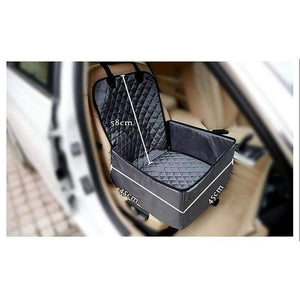 Planet Gates Black / M Nylon Waterproof Travel 2 in 1 Carrier For Dogs Folding Thick Pet Cat Dog Car Booster Seat Cover Outdoor Pet Bag Hammock