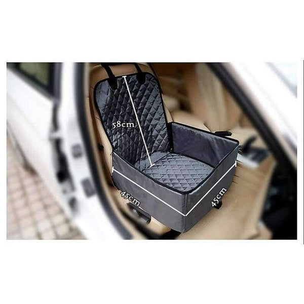 Planet Gates Black / M Nylon Waterproof Travel 2 in 1 Carrier For Dogs Folding Thick Pet Cat Dog Car Booster Seat Cover Outdoor Pet Bag Hammock