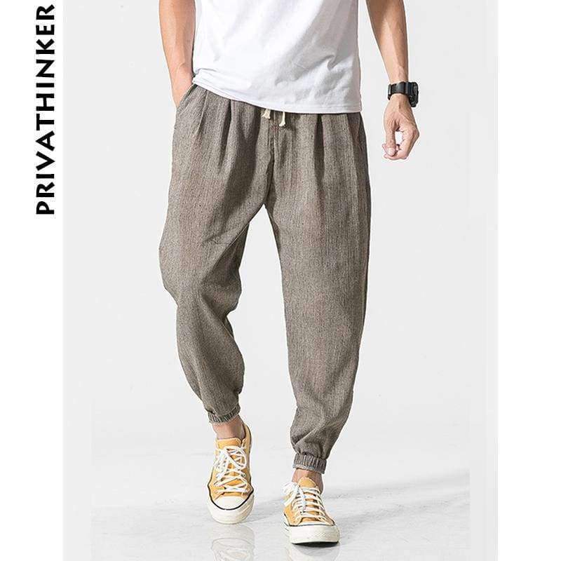 Planet Gates Black / M Privathinker Brand Casual Harem Pants Men Jogger Pants Men Fitness Trousers Male Chinese Traditional Harajuku 2018 Summer Clothe
