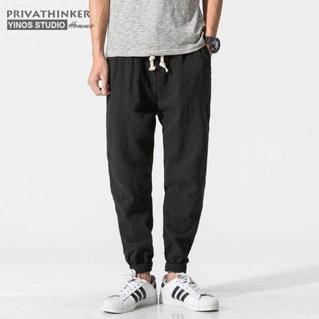 Planet Gates Black / M Privathinker Brand Casual Harem Pants Men Jogger Pants Men Fitness Trousers Male Chinese Traditional Harajuku 2018 Summer Clothe