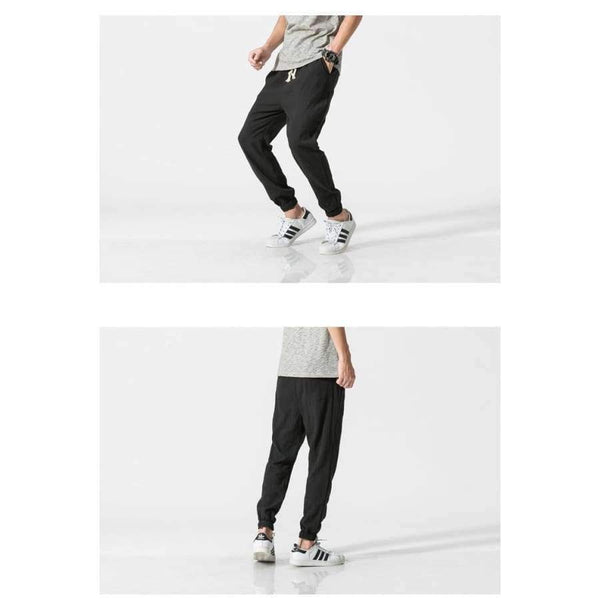 Planet Gates Черни / M Privathinker Марка Ежедневни Харем Панталони Мъжки Джогер Панталони Мъжки Фитнес Панталони Мъжки Китайски Традиционни Хараджуку 2018 Лятни Дрехи