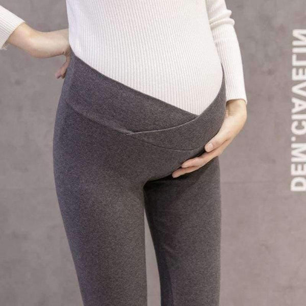 Planet Gates Black / M Spring Autunm Maternity Leggings Low Waist Pregnancy Belly Pants For Pregnant Women Thin Trousers Maternity Pants M-2XL