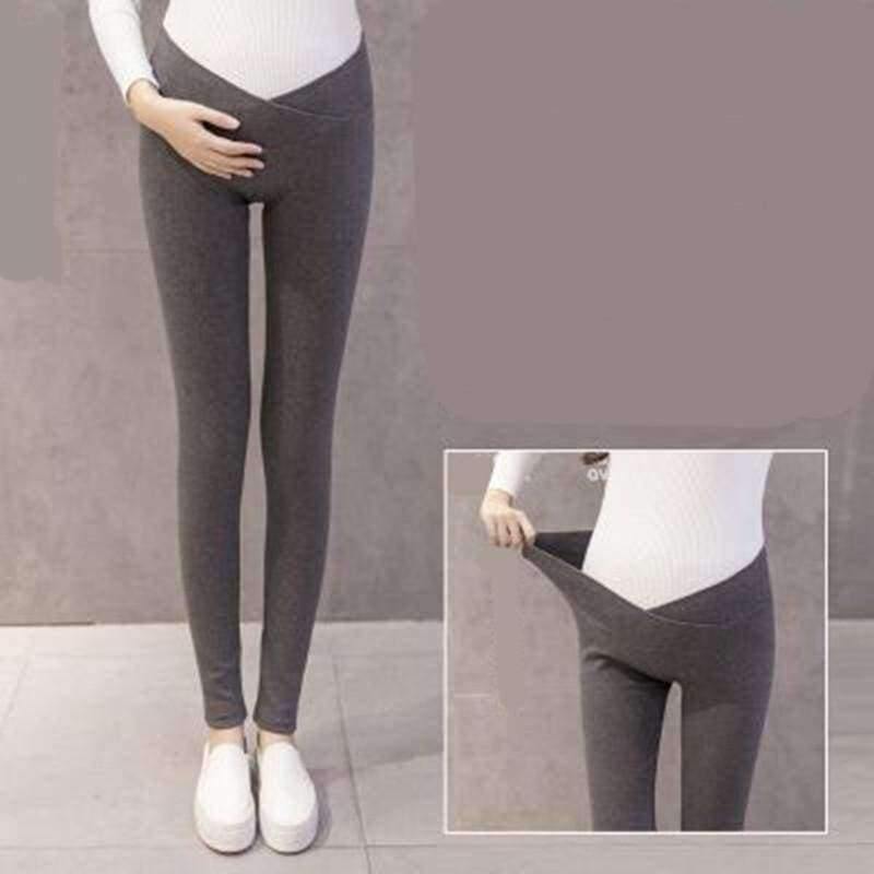 Planet Gates Black / M Spring Autunm Maternity Leggings Low Waist Pregnancy Belly Pants For Pregnant Women Thin Trousers Maternity Pants M-2XL