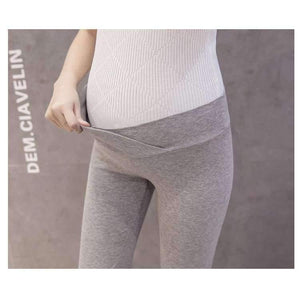 Planet Gates Black / M Spring Autunm Maternity Leggings Low Waist Pregnancy Belly Pants For Pregnant Women Thin Trousers Maternity Pants M-2XL