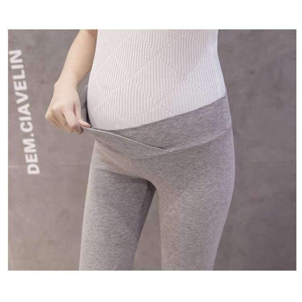 Planet Gates Black / M Spring Autunm Maternity Leggings Low Waist Pregnancy Belly Pants For Pregnant Women Thin Trousers Maternity Pants M-2XL