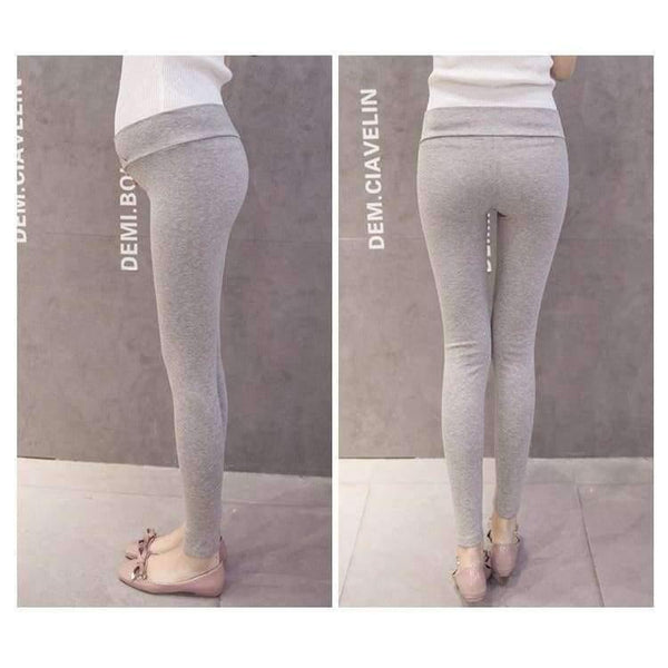 Planet Gates Black / M Spring Autunm Maternity Leggings Low Waist Pregnancy Belly Pants For Pregnant Women Thin Trousers Maternity Pants M-2XL