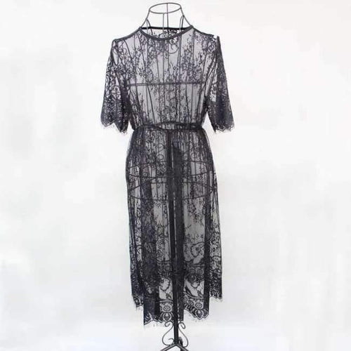 Planet Gates Black / M Summer Fashion maternity Sexy Lace Floral pregnancy dress photography clothes for pregnant women