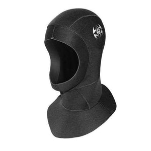 Planet Gates Black / M Swimming Diving Caps With Shoulder Snorkeling Hat Hood Neck Cover Neoprene Scuba Keep Warm Wetsuit Protect Hair