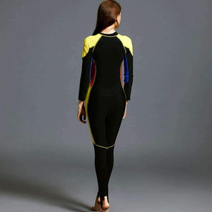 Planet Gates Black / M Swimwear Women Full Cover Bodysuit Slimming Bathing Suit Cover Belly Swimsuit Long Sleeve Conservative Swim Bachwear