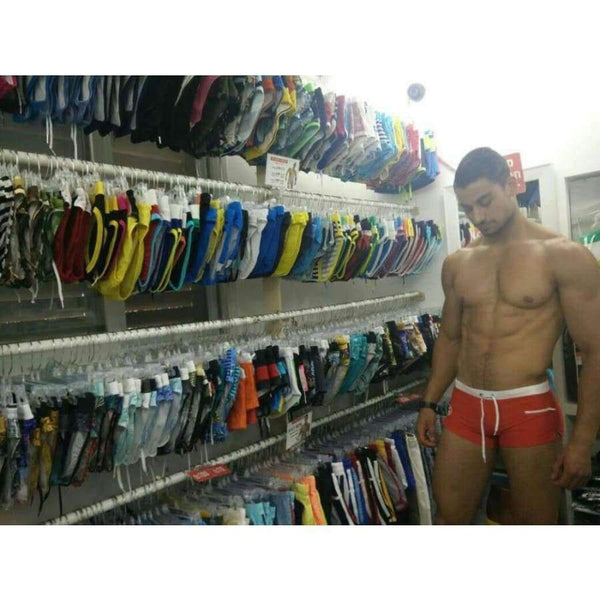 Planet Gates Black / M Taddlee Brand Men Swimwear Swimsuits Swimming Boxer Shorts Trunks Pocket Mens Swim Boxers Beach Surf Board Shorts Bathing Suit