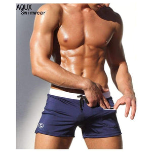 Planet Gates Black / M Taddlee Brand Men Swimwear Swimsuits Swimming Boxer Shorts Trunks Pocket Mens Swim Boxers Beach Surf Board Shorts Bathing Suit