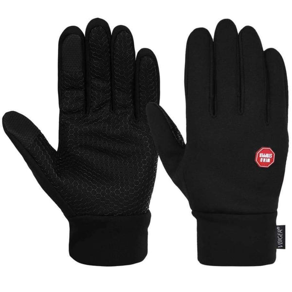 Planet Gates Black / M VBIGER Men Women Winter Warm Gloves Windproof Outdoor Gloves Thick Warm Mittens Touch Screen Gloves Unisex Anti-slip Design