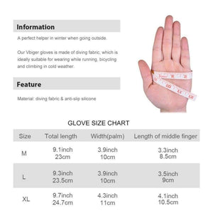 Planet Gates Black / M VBIGER Men Women Winter Warm Gloves Windproof Outdoor Gloves Thick Warm Mittens Touch Screen Gloves Unisex Anti-slip Design