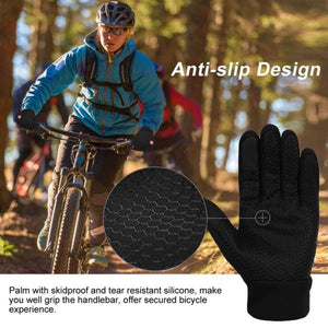 Planet Gates Black / M VBIGER Men Women Winter Warm Gloves Windproof Outdoor Gloves Thick Warm Mittens Touch Screen Gloves Unisex Anti-slip Design