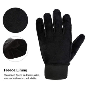 Planet Gates Black / M VBIGER Men Women Winter Warm Gloves Windproof Outdoor Gloves Thick Warm Mittens Touch Screen Gloves Unisex Anti-slip Design