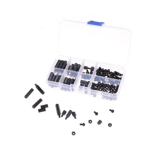 Black M3 Standoff Spacers Male Female Screw Nylon Hex Screws Nuts Repair Kits for Electronics Motherboard Fixed Spacing Screw