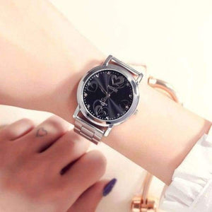 Planet Gates black male MIKE Brand Casual Lovers Watches Men Women Ladies Fashion Brand Quartz Wristwatch Stainless Steel Couple Watches For Lovers