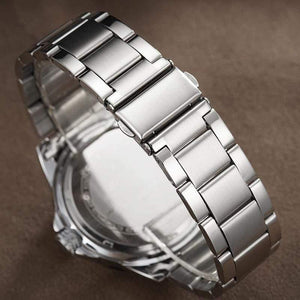 Planet Gates Black Man Watch Stainless Steel Strap Watches Military Watch casual fashion  wristwatches Waterproof Watch man relogio masculino