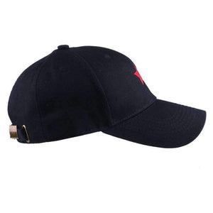 Planet Gates Black Men Baseball Cap Cotton Snapback Hat for Women Embroidery Red Star Fitted Hip Hop Cap Vintage Miliary Cap Outdoor Sun Hats