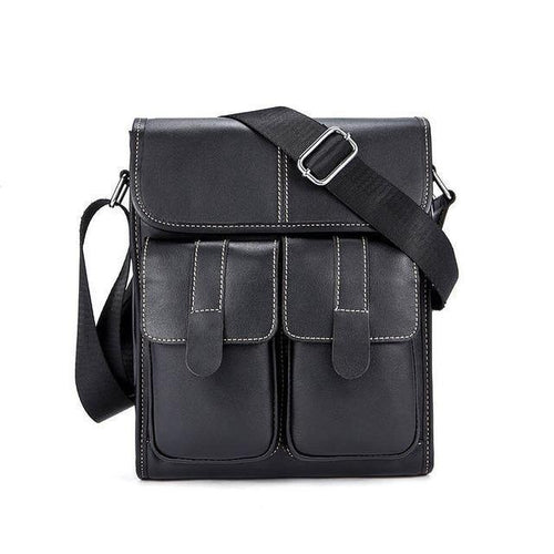Planet Gates black Men Briefcase bags Genuine Leather large capacity bag male vintage bags luxury Brand Casual shoulder bag
