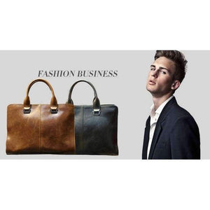 Planet Gates Black Men briefcase new soft leather handbags men's casual bag shoulder messenger bag Crossbody Bags Man Laptop Computer Case 13